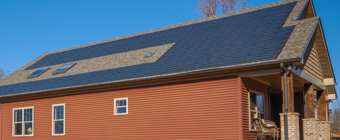 Exterior Picture of Finished Home Built with Rooftop Solar by Addison Homes
