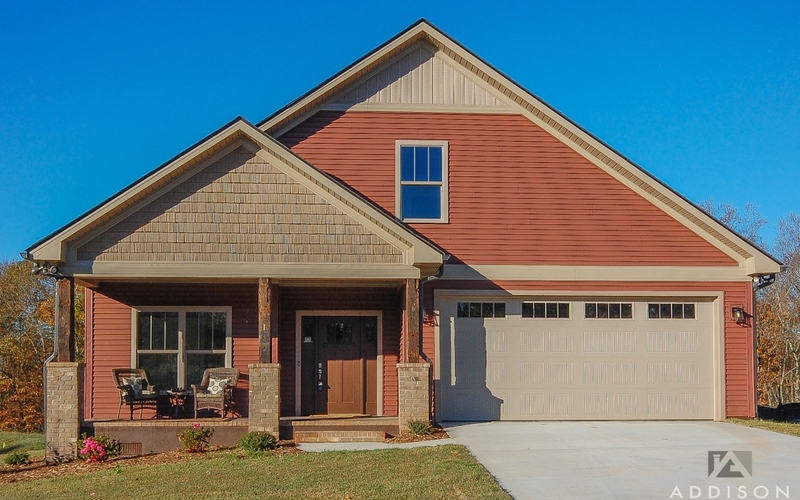 trails edge court exterior front home with garage