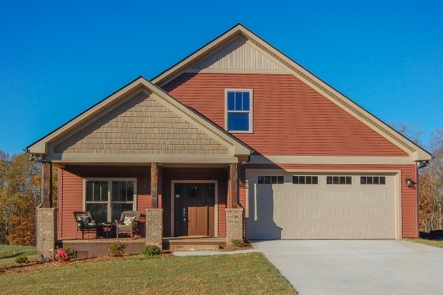 Front of Zero energy model home