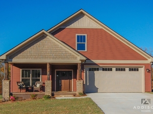 trails edge court exterior front home with garage